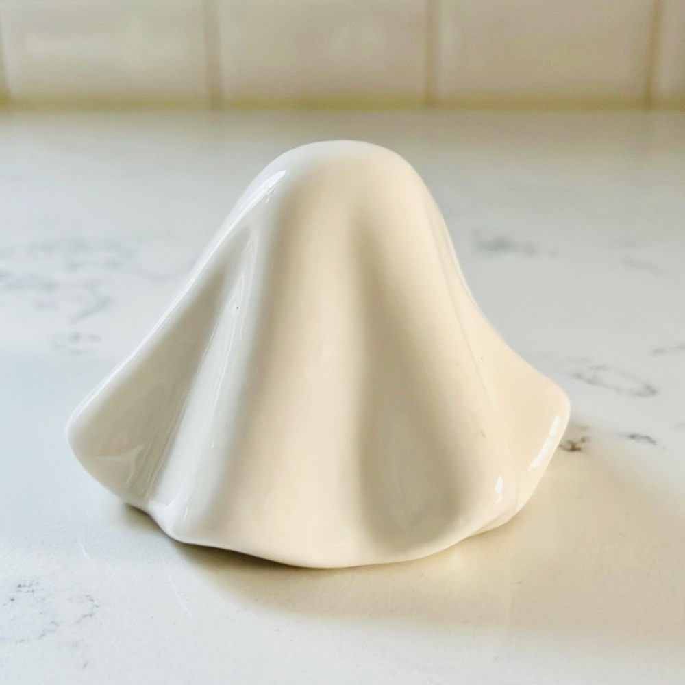 Crate&Barrel Small LED Ceramic Ghost - Picture 9 of 14